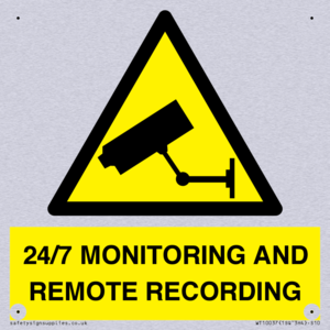 24/7 MONITORING AND REMOTE RECORDING